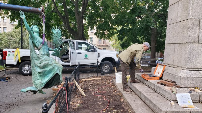 Heintz Monument reinstallation