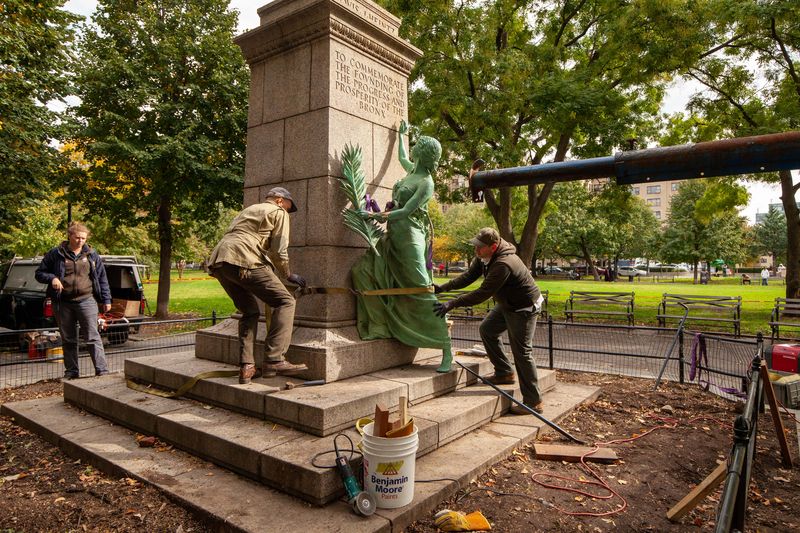 Heintz Monument reinstallation