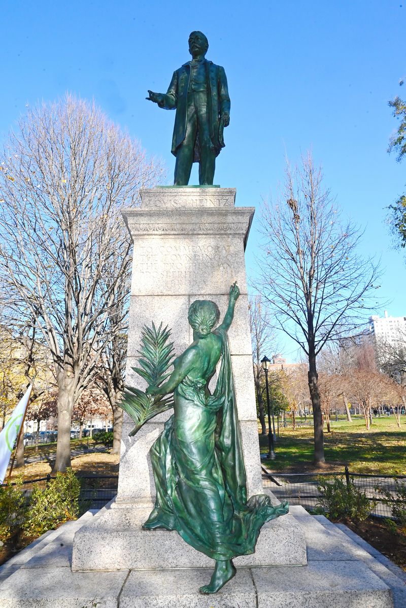 Newly restored Heintz Memorial in the Bronx