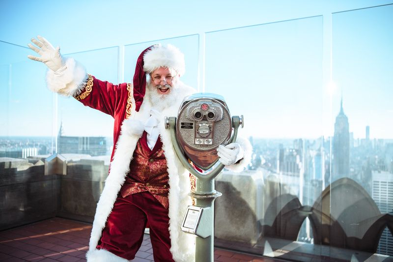 Santa at the Top of the Rock