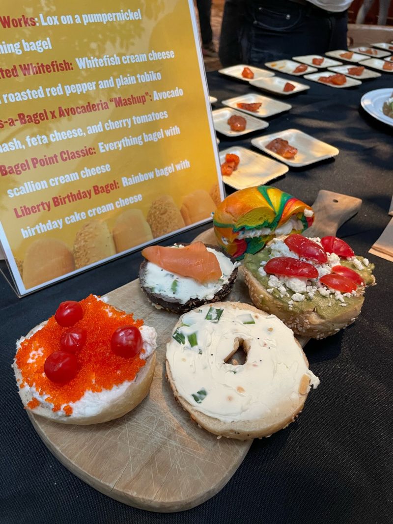 BagelFest bagel flight