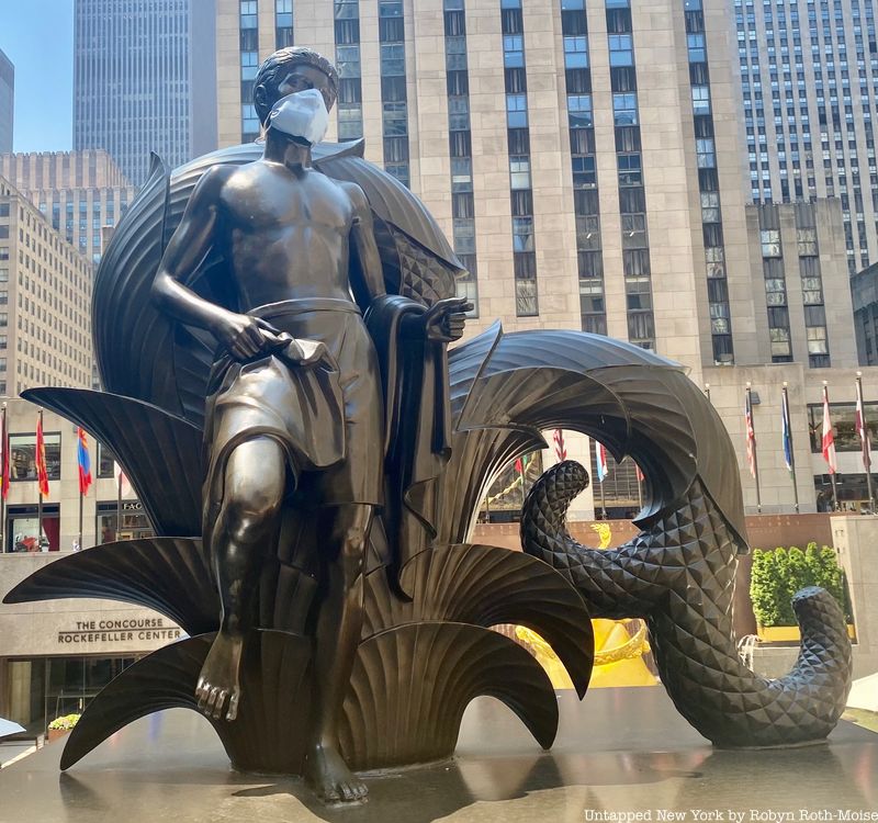 Youth sculpture at Rockefeller Center