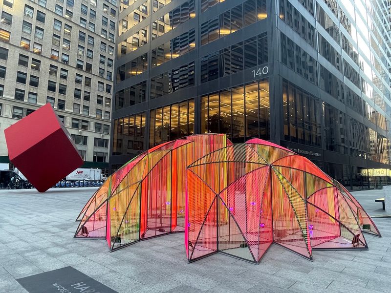 Geo, public art sculpture in the Financial District