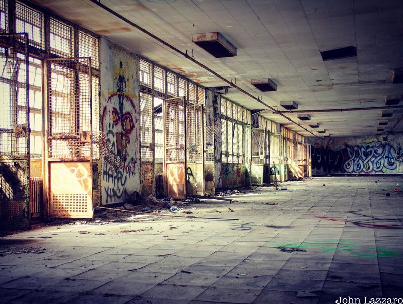 A window lined room in Kings Park Psychiatric