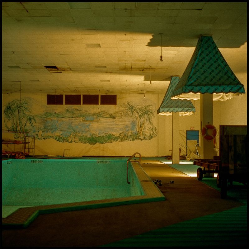 Abandoned pool at the borscht belt