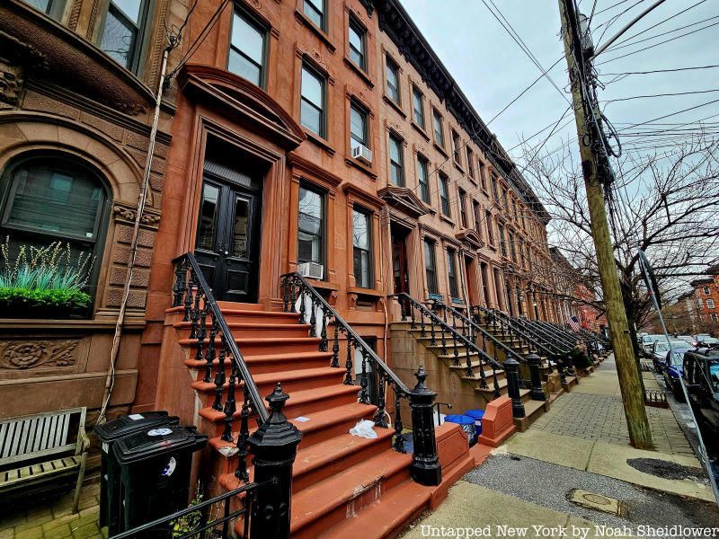 A row of townhouses in Hoboken