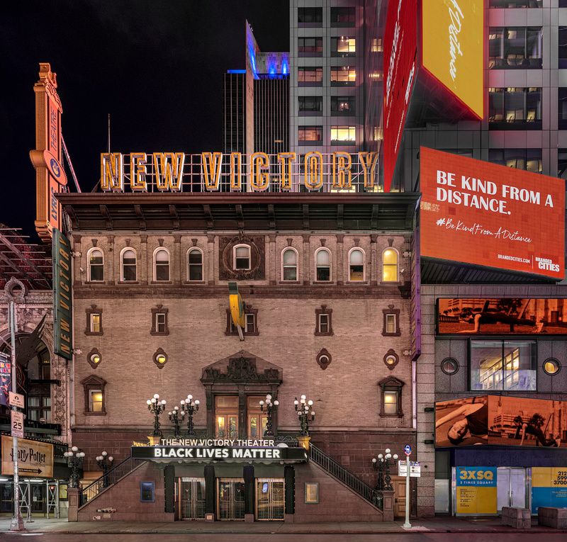 Broadway Theater at night