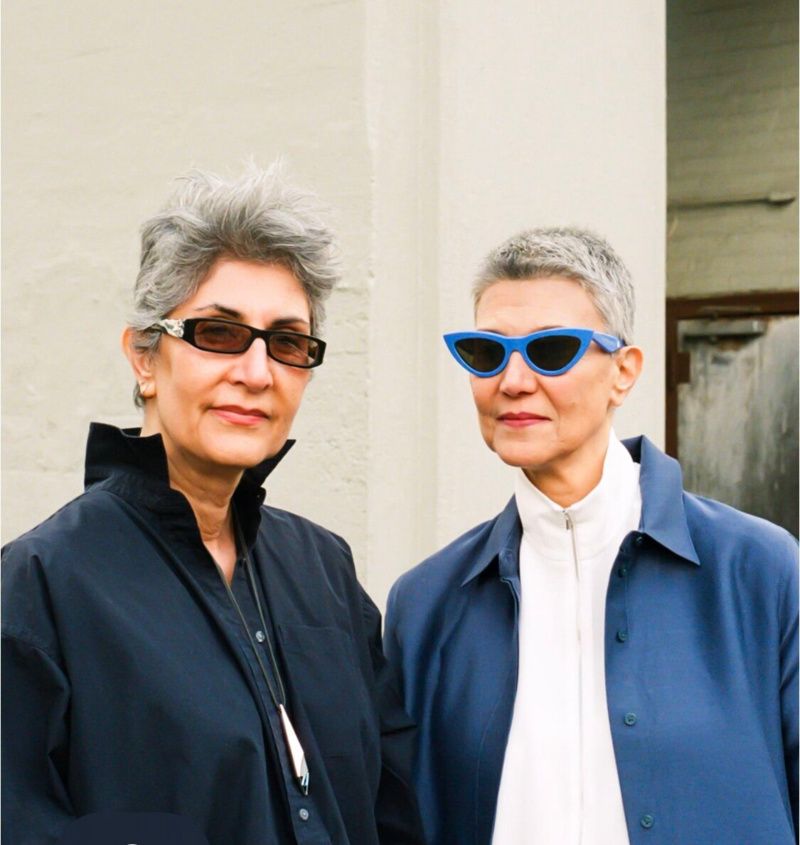 Portrait of Gisue Hariri and Mojgan Hariri