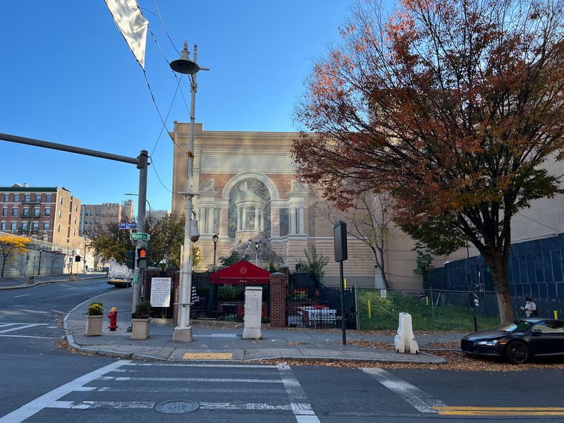 One of the final remaining Richard Haas murals in Yonkers