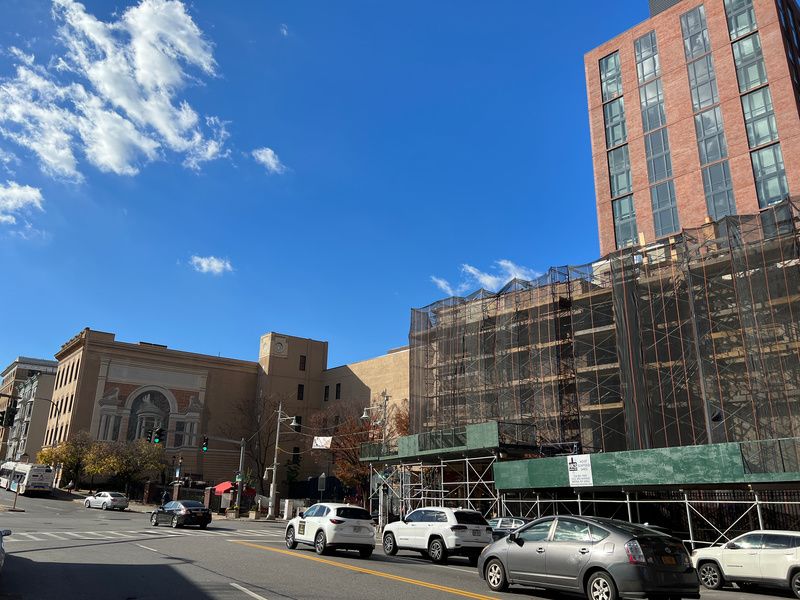 Richard Haas Mural site in Yonkers