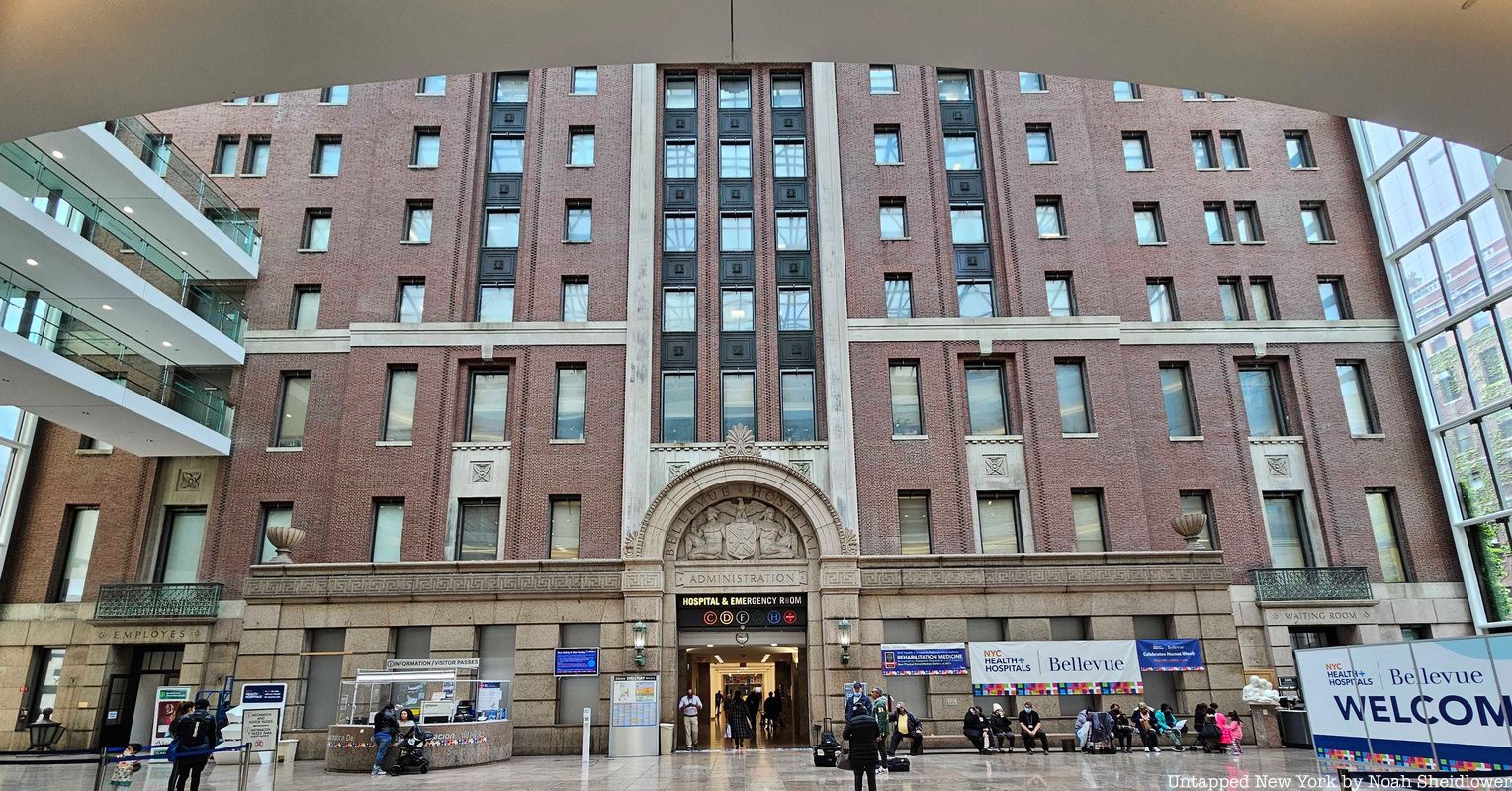 Lobby of Bellevue Hospital