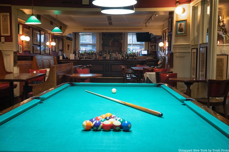 Pool table at The Players