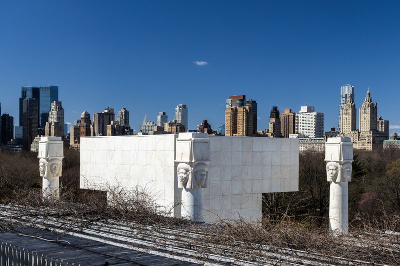 Lauren Halsey Met rooftop art exhibit