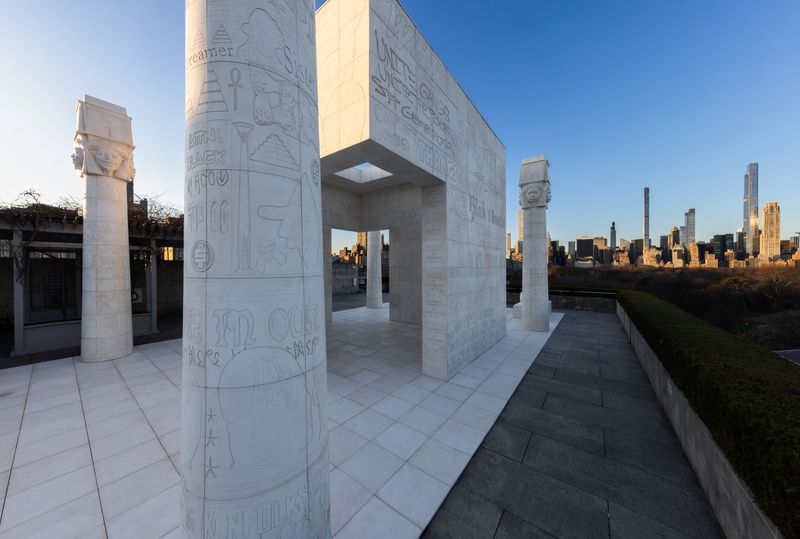 Lauren Halsey Met rooftop art exhibit