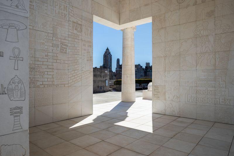 Lauren Halsey Met rooftop art exhibit