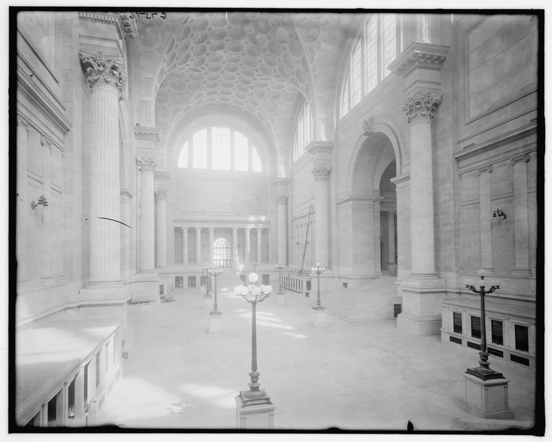 Penn Station waiting room