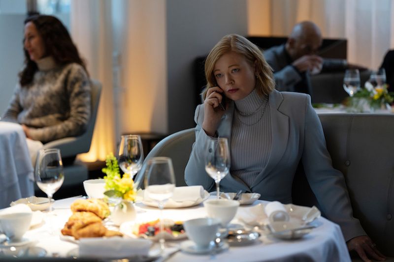 Succession scene filmed at Jean Georges