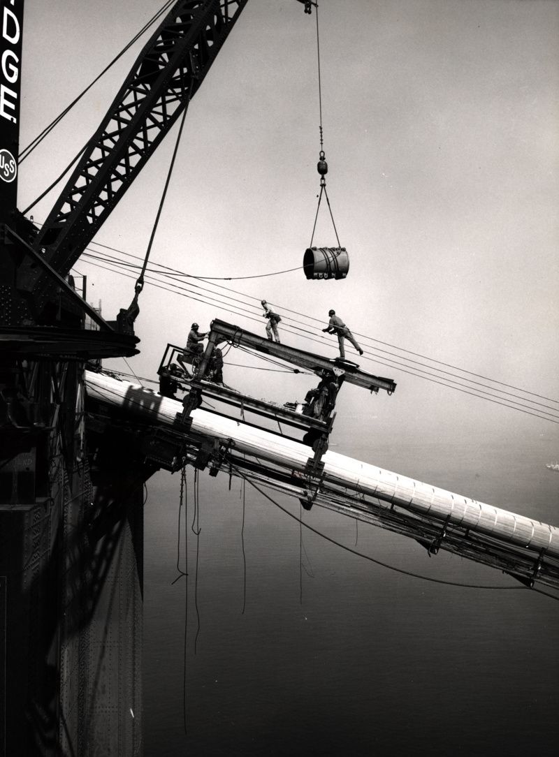 Verrazzano-Narrows Bridge 1963, Courtesy of MTA Bridges and Tunnels Special Archives