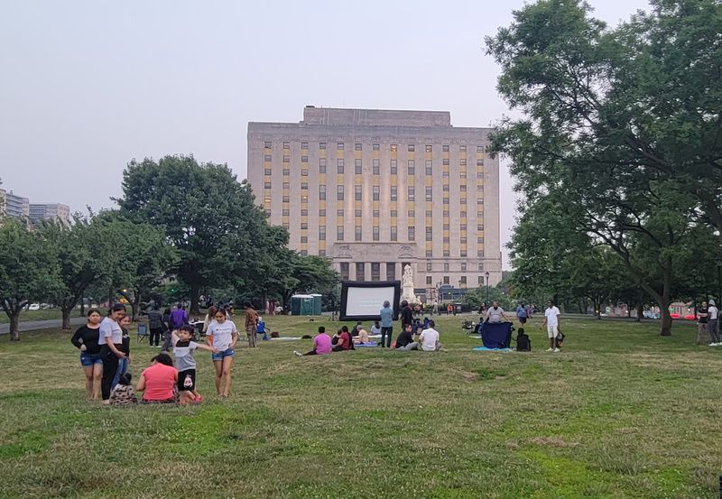 Outdoor Movie at Joyce Kilmer Park