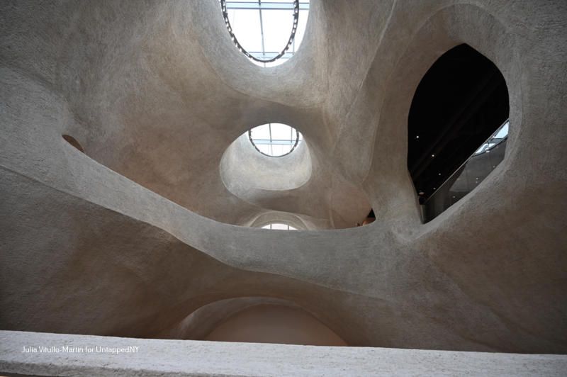 Gilder Center shotcrete atrium