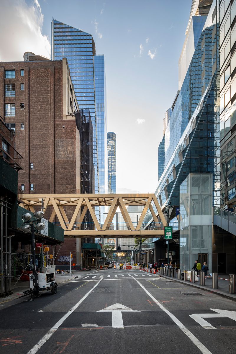 Moynihan Connector Timber Bridge at the High Line