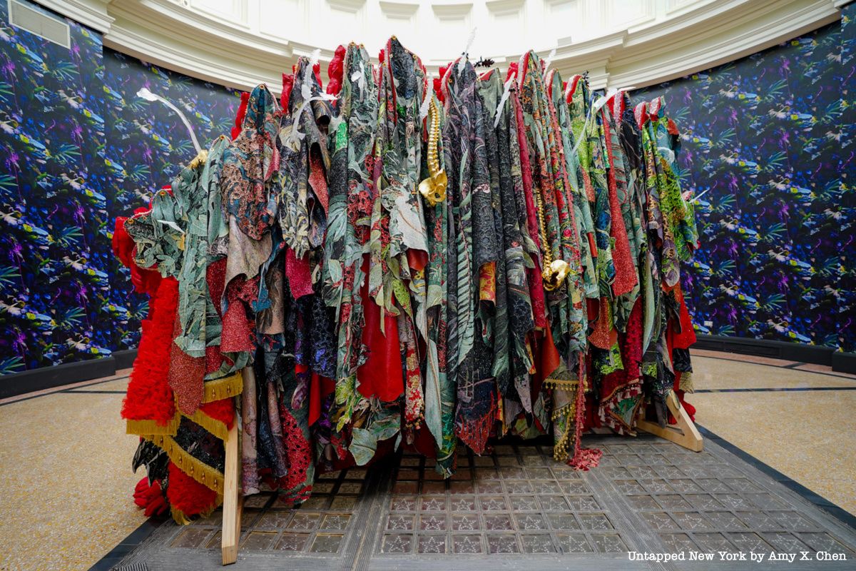 Sculpture by Ebony G. Patterson at the New York Botanical Garden