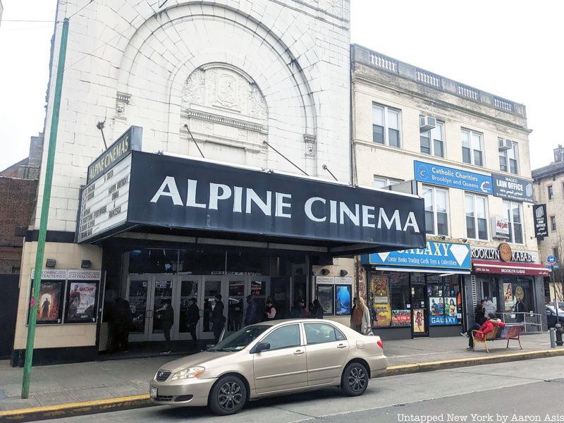 Alpine Cinemas facade, Brooklyn's oldest theater