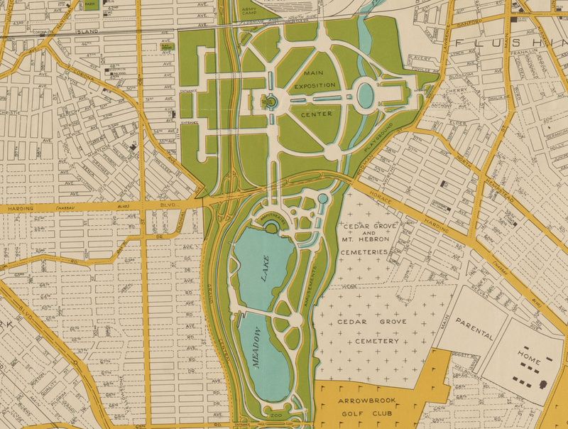 1939 World's Fair Map