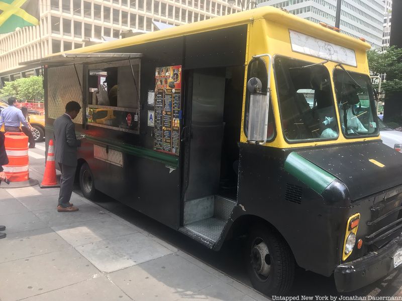 Jerk Pan food truck in Midtown