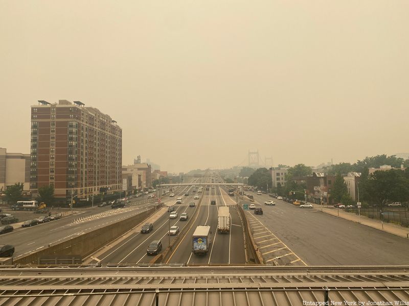 bad NYC air quality in Astoria Queens