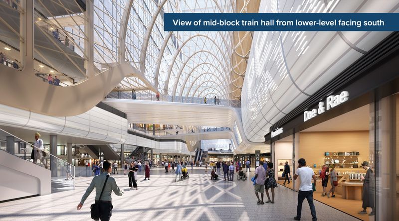 Penn Station rendering