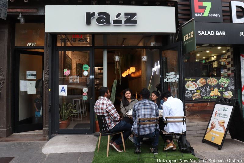 Raiz Modern Mexican vegan restaurant in East Village