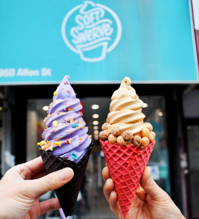 Soft Swerve ice cream cones