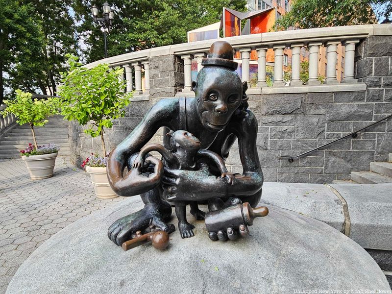 Tom Otterness sculpture at Battery Park City