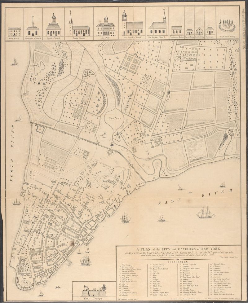 David Grim's 18th-century map of New York City