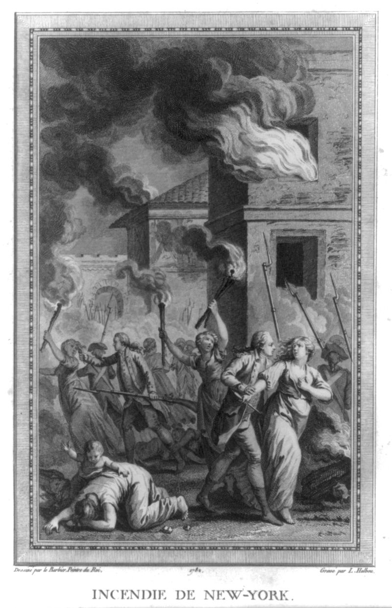 Etching of a fire