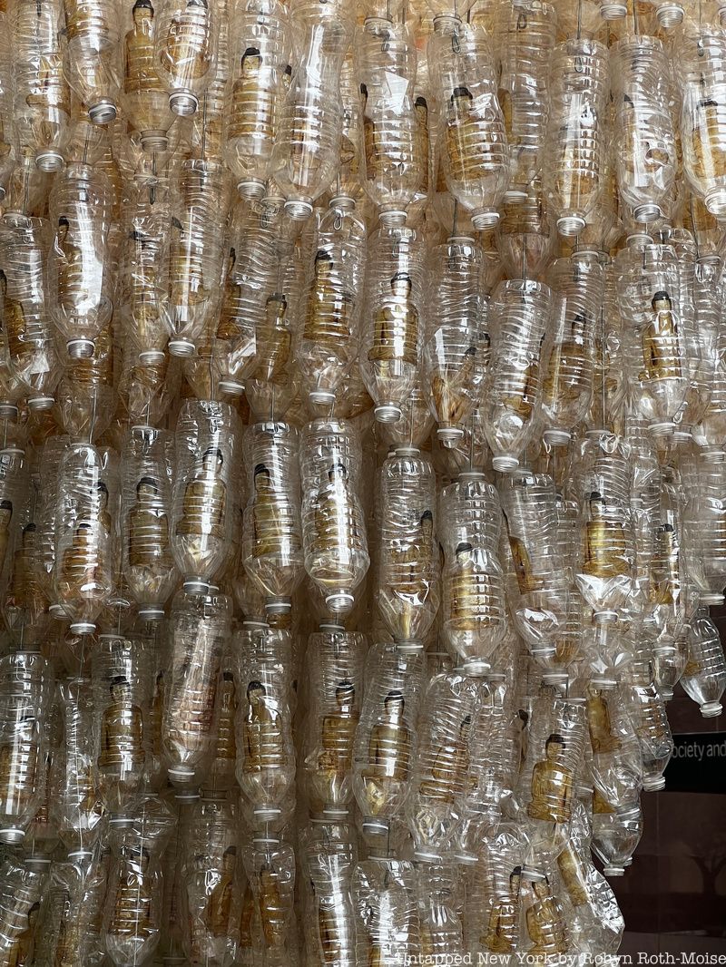 Willie Cole's 3000 Buddha Chandelier