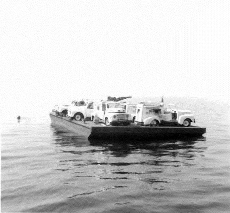 Ice cream truck artificial reef at Atlantic Beach