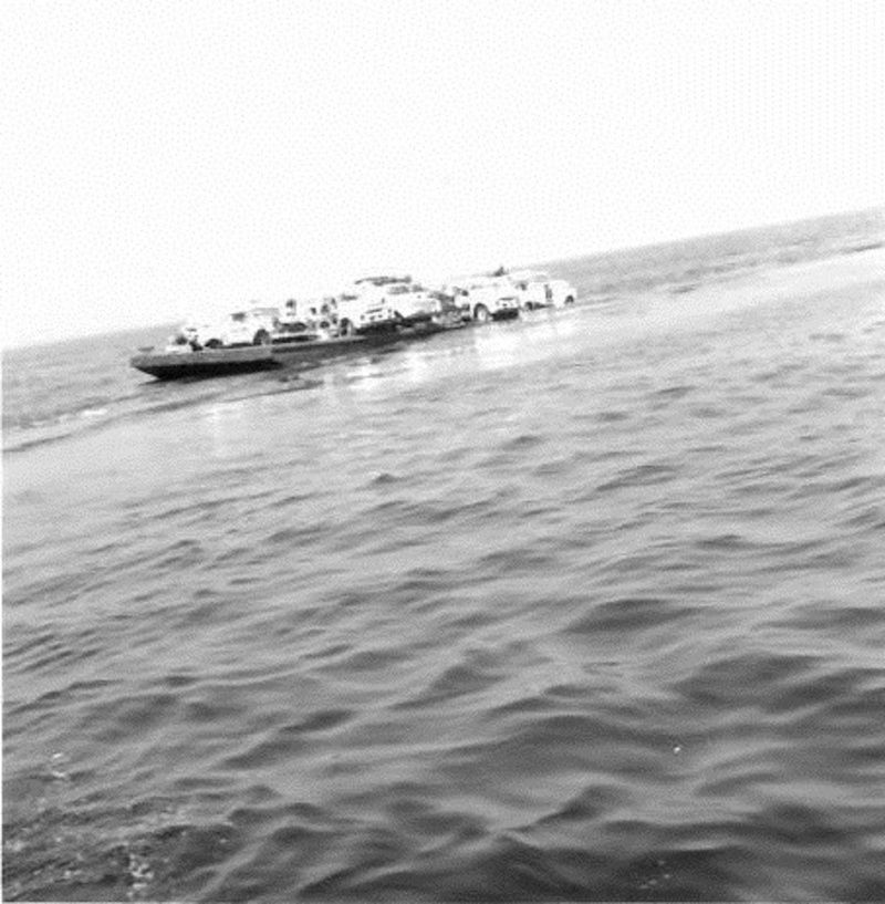 Ice cream truck artificial reef at Atlantic Beach