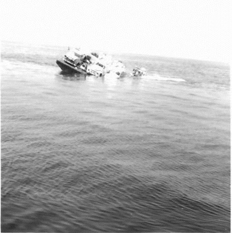 Ice cream truck artificial reef at Atlantic Beach