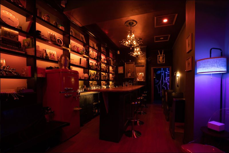 Upstairs bar, hidden bar in Queens