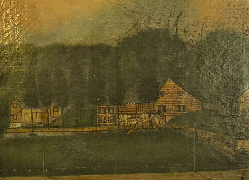 Drawing of the Sherwood House