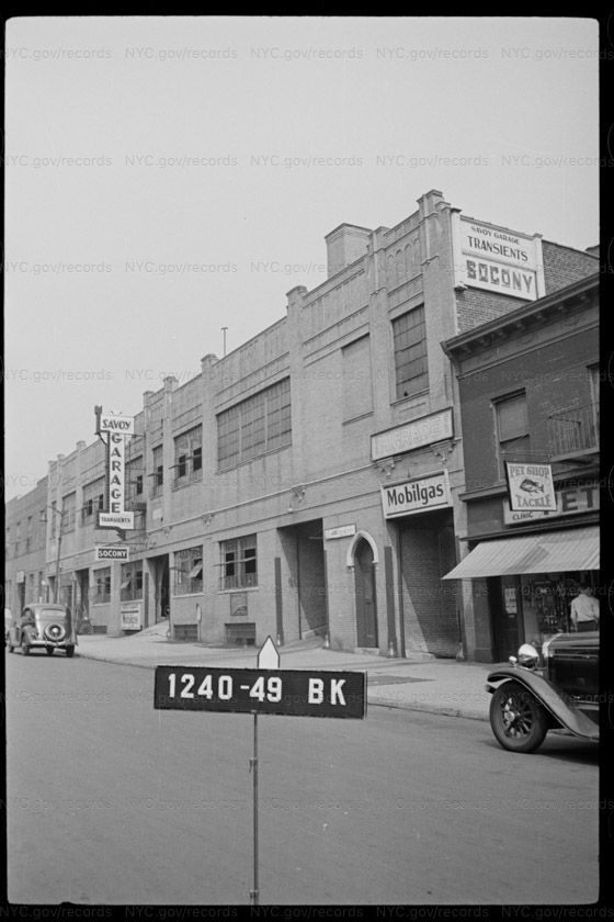 827 Sterling Place in Crown Heights, former Savoy Parking Garage now Auto Baby Sitters