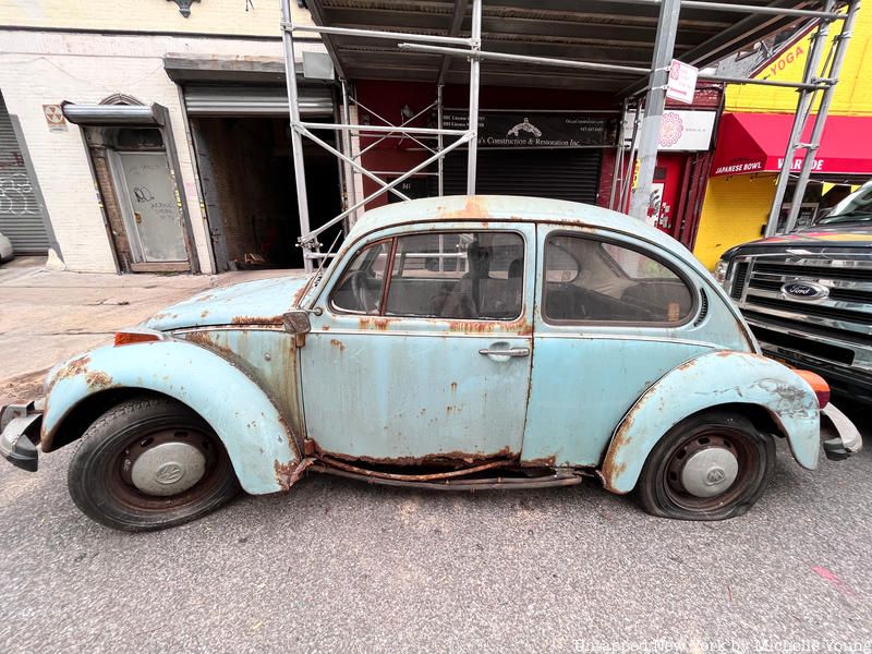 VW Bug at Autobabysitters in Crown Heights