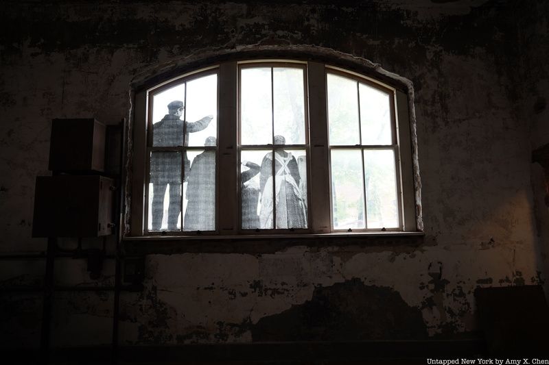 JR Unframed photo at Ellis Island