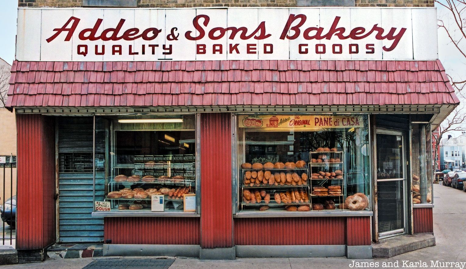 Addeo & Sons Bakery storefront in NYC