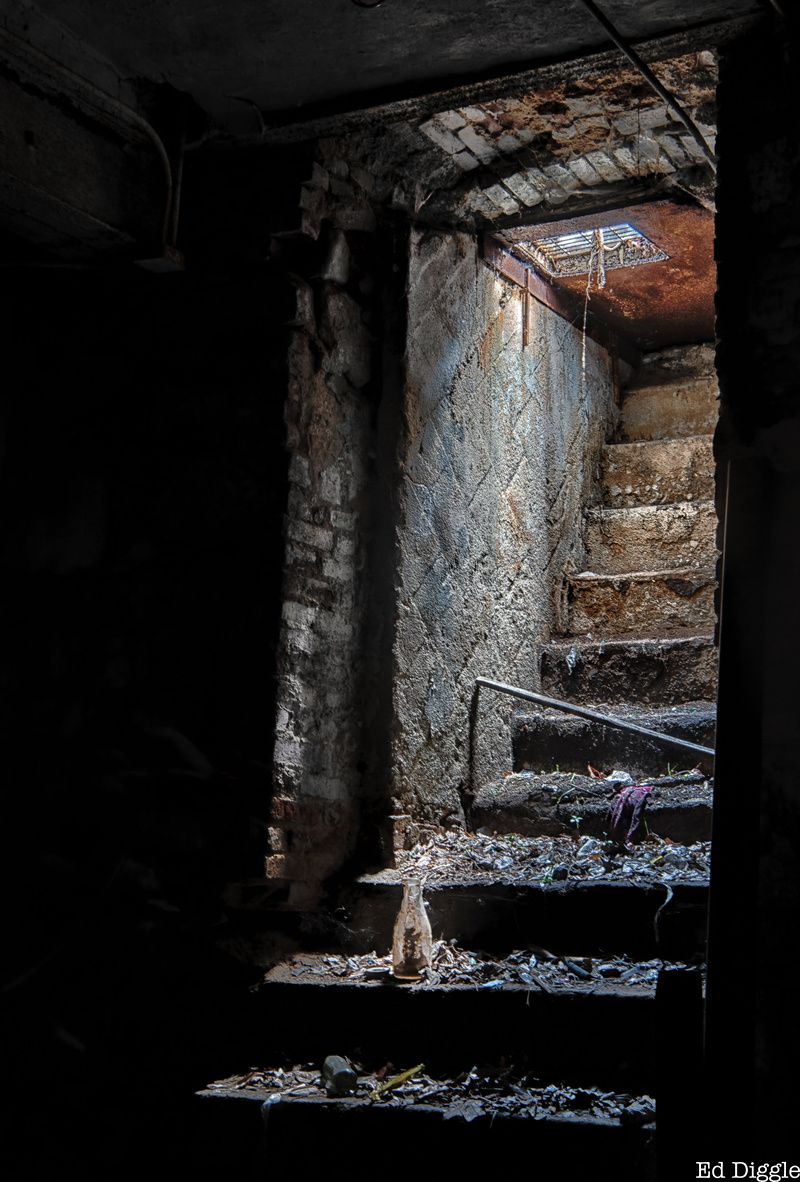 Abandoned Brewery staircase