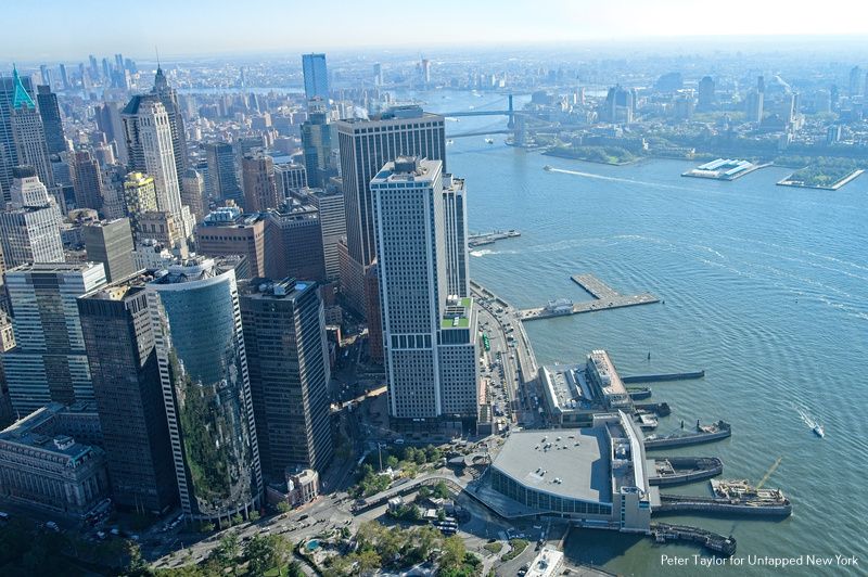 The Battery as seen from above