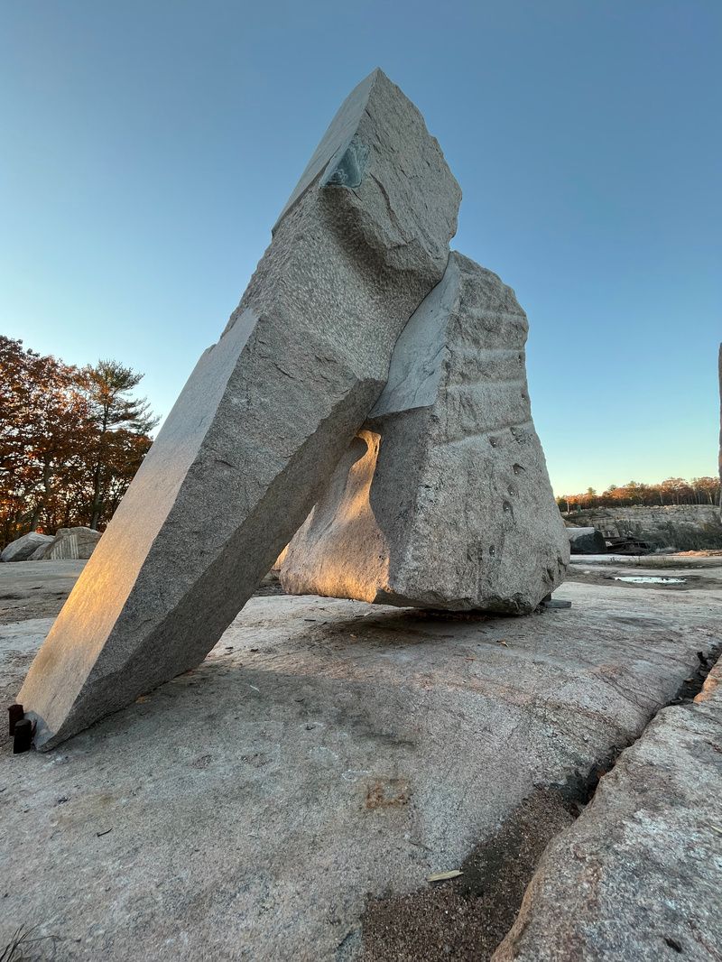 Darrell Petit sculpture at Stony Creek Quarry