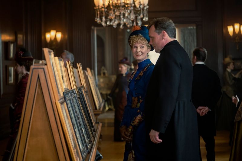 A scene of the Gilded Age shot at Reid Castle